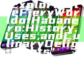 "Exploring the Fiery World of Habanero: History, Uses, and Culinary Delights"